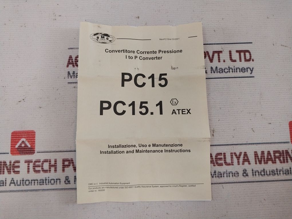 Omc Pc15.1 I/P Converter 