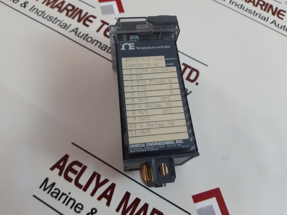 Omega engineering cn884rtd-nc temperature controller