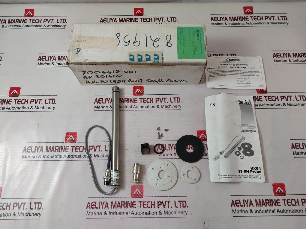 Omega Hx94C Humidity Temperature Transmitter 821958 Set