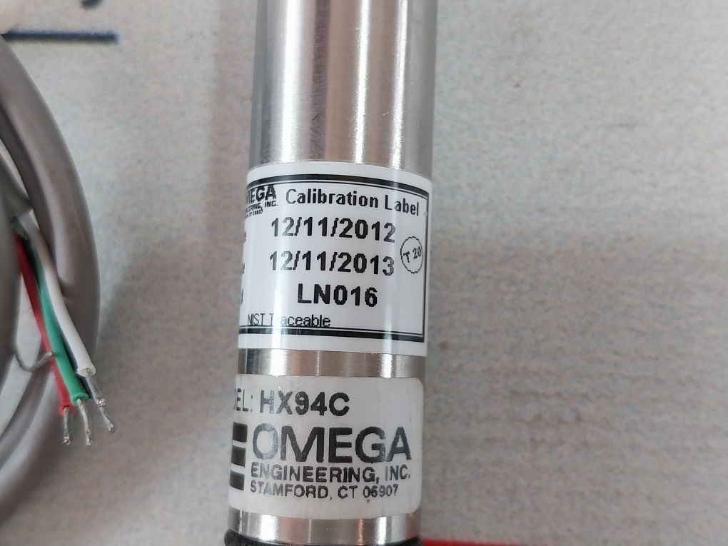 Omega Hx94Cw Temperature Transmitter 821958 4-20 Ma Set