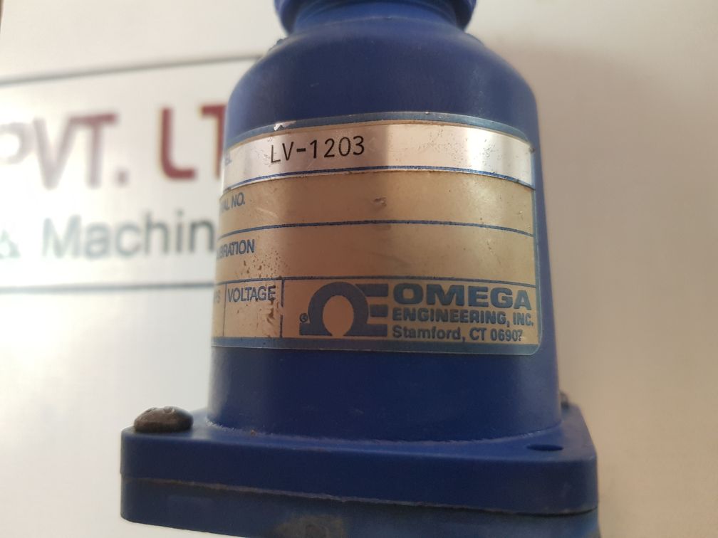 Omega Lv-1203 Liquid Level Switch Spdt. 15 Amp, 1/2 Hp @ 125