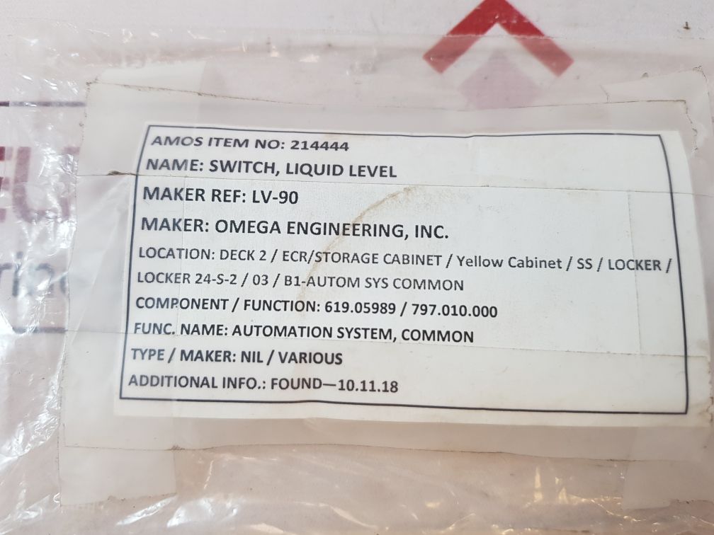 Omega lv-90 liquid level switch