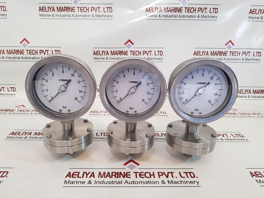 Omet 20C67283 Gauge With Ss Flange
