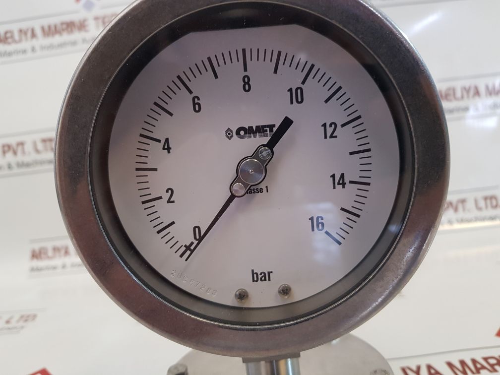 Omet 20C67283 Gauge With Ss Flange
