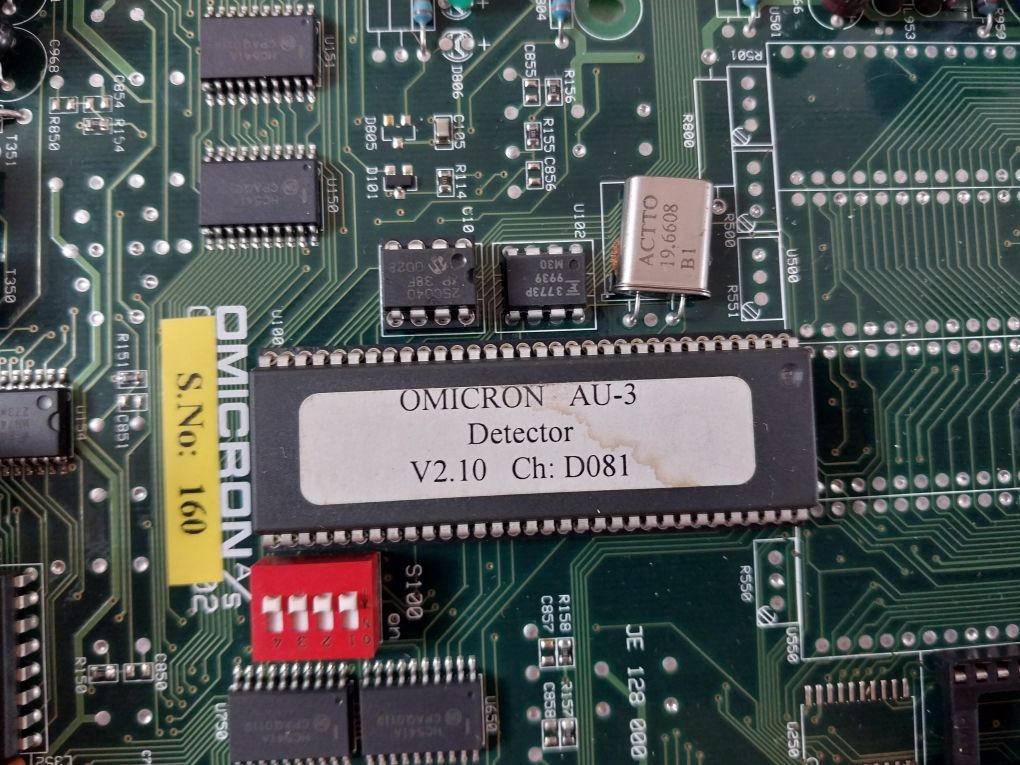Omicron Oau 3 Au-3 Detector Pcb Card