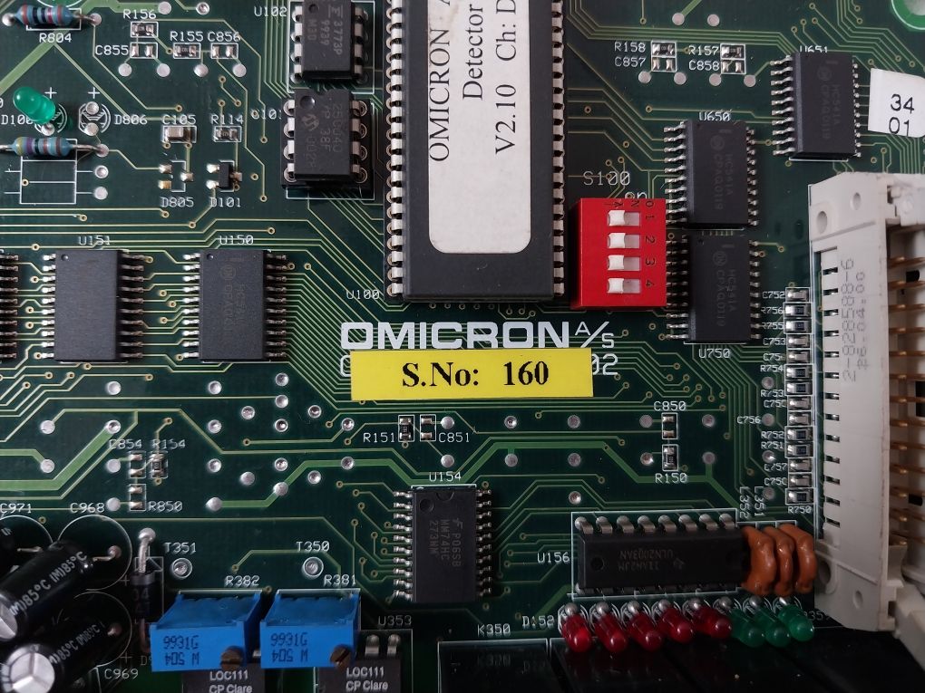 Omicron Oau 3 Au-3 Detector Pcb Card