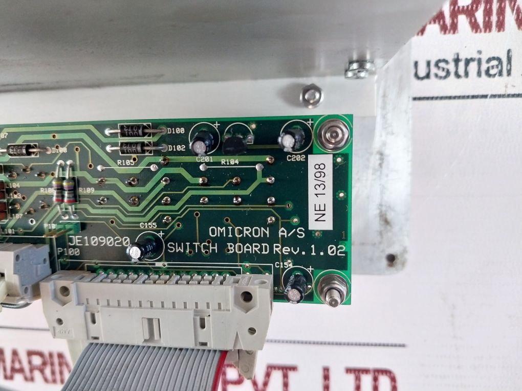 Omicron Je109020 Gas Alarm System Rev.: 1.02