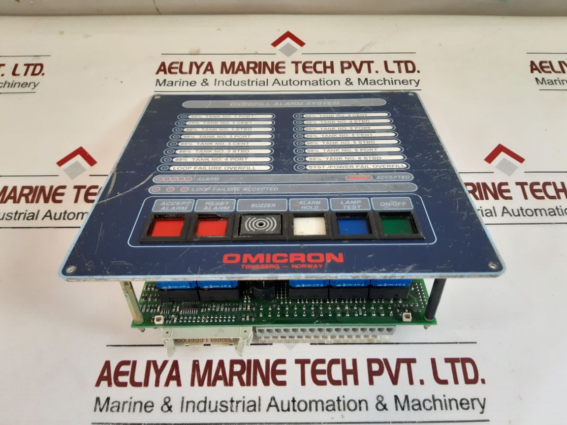 Omicron Je109020 Overfill Alarm System Rev: 01-990106