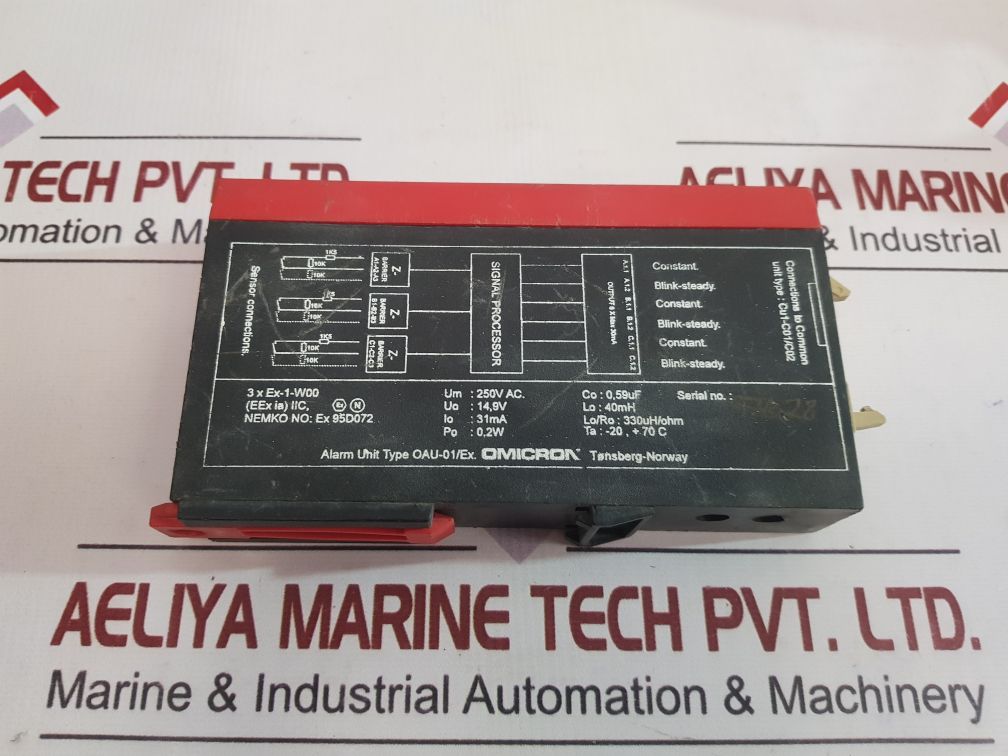 Omicron Oau-01/Ex Alarm Unit Oau-1