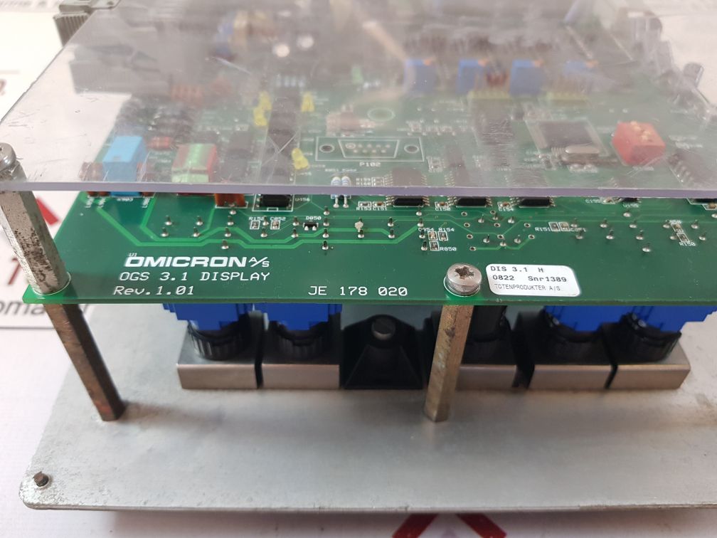 Omicron Ogs 3.1 Display Rev. 1.01 Gas Sampling System