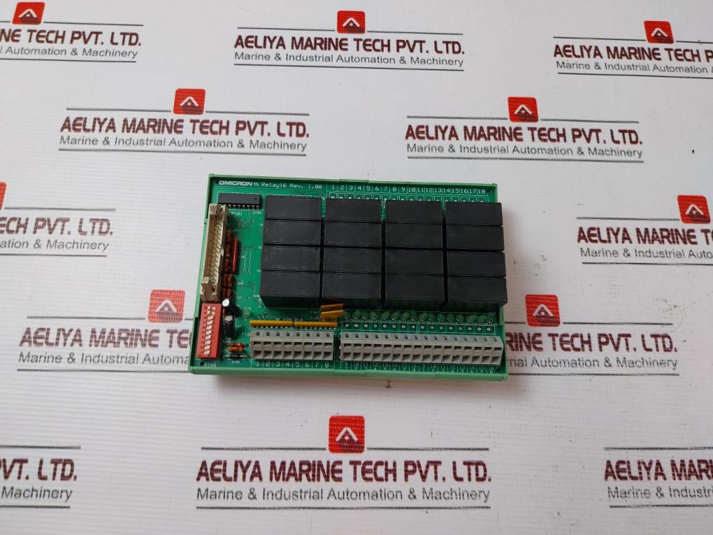 Omicron Relay 16 Rev. 1.00 Printed Circuit Board