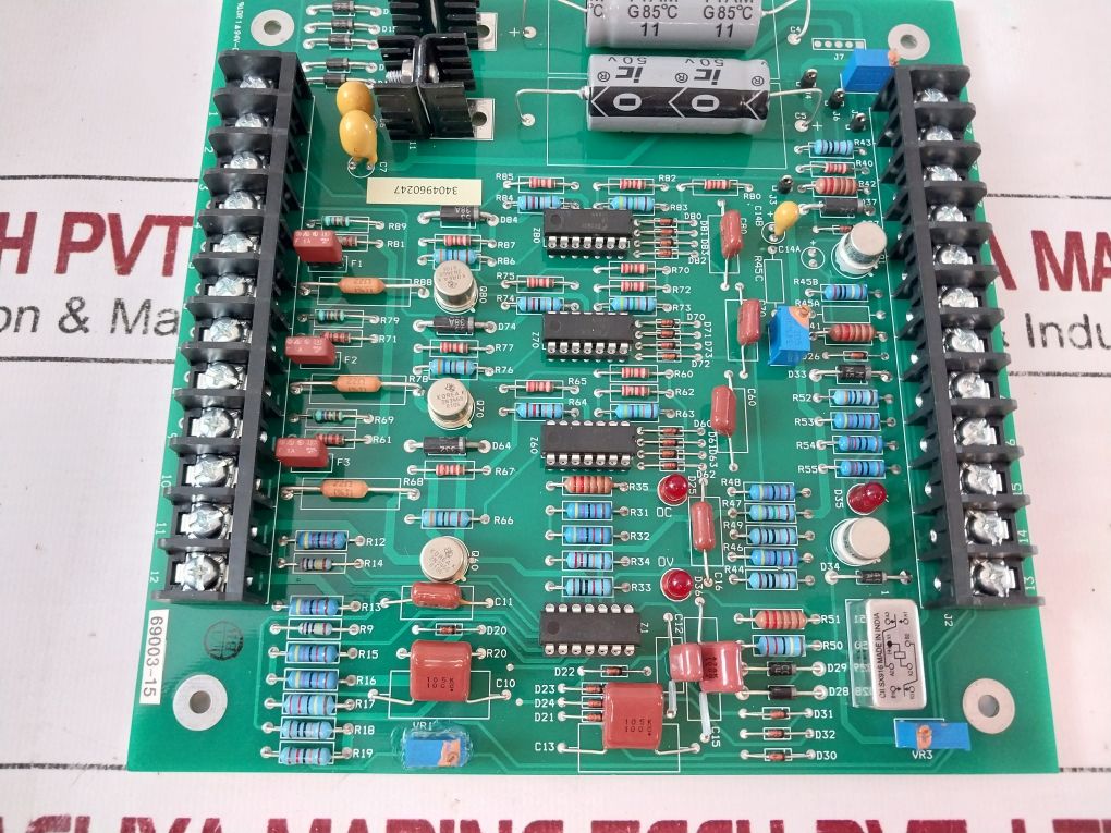 Omnipure 69003 Rev: 11 3 Ph Gate Bd. Pcb Card 3404960247