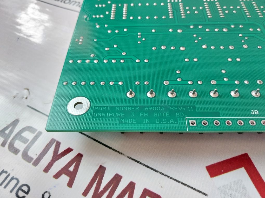 Omnipure 69003 Rev: 11 3 Ph Gate Bd. Pcb Card 3404960247