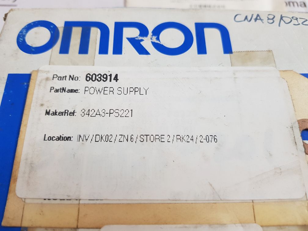 Omron 3g2a3-ps221 power supply