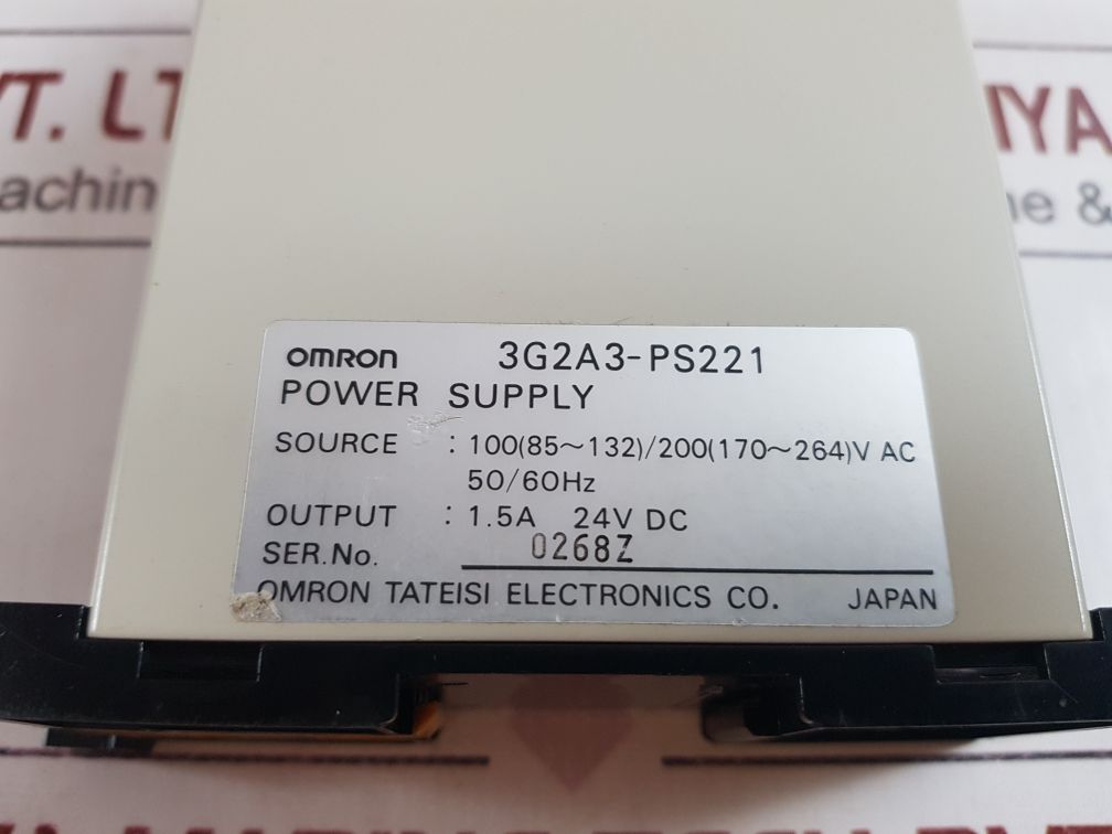 Omron 3g2a3-ps221 power supply