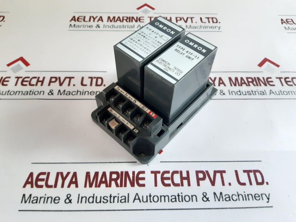 Omron 61F-11 Floatless Level Switch With 61F-g Relay Unit
