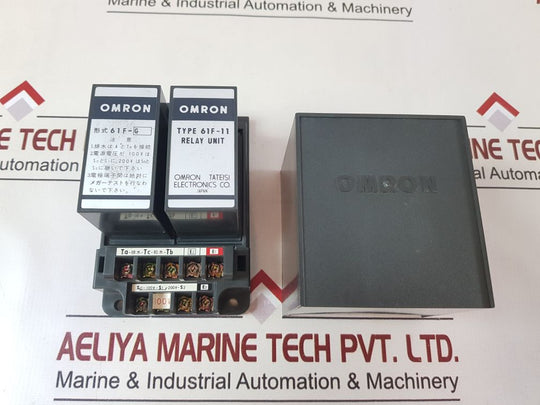 Omron 61F-11 Floatless Level Switch With 61F-g Relay Unit