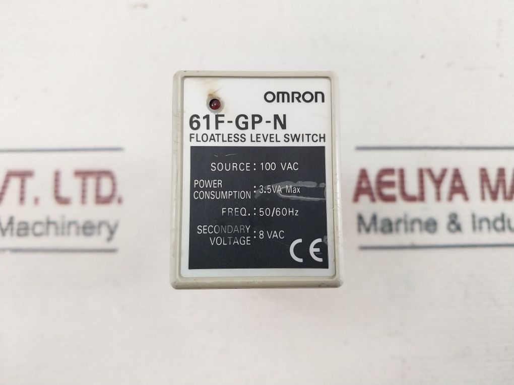 Omron 61F-gp-n Floatless Level Switch 100 Vac 50/60Hz