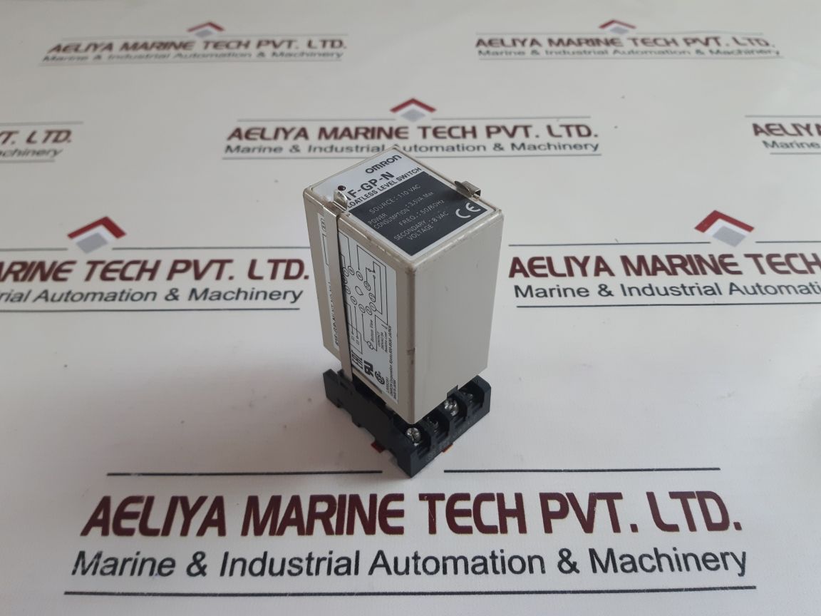Omron 61F-gp-n Floatless Level Switch Pfc-n8 110 Vac