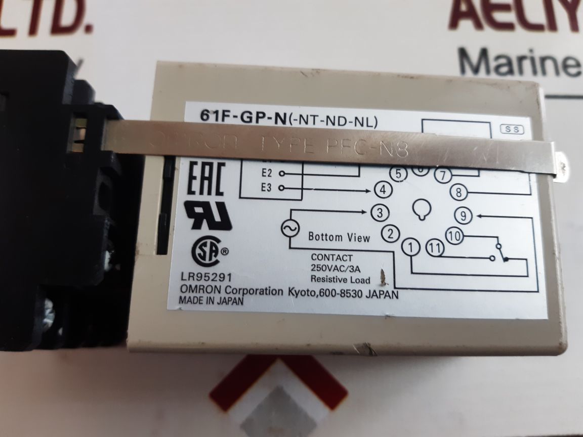 Omron 61F-gp-n Floatless Level Switch Pfc-n8 110 Vac