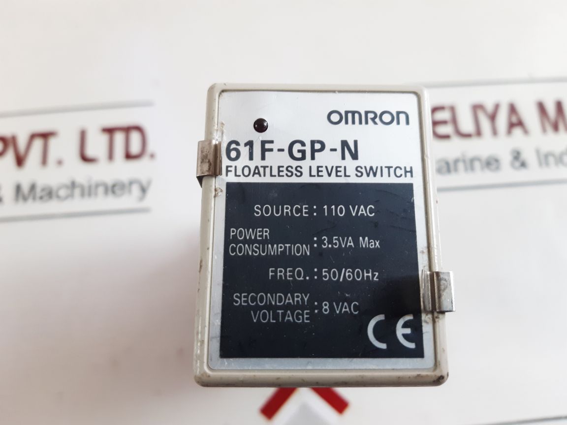 Omron 61F-gp-n Floatless Level Switch Pfc-n8 110 Vac