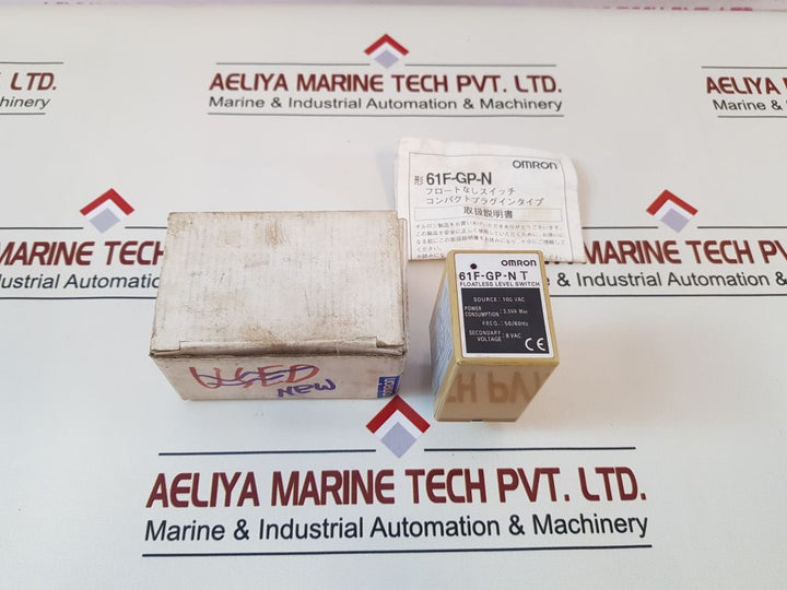 Omron 61F-gp-nt Floatless Level Switch 100V Ac 50/60Hz , 100 Vac