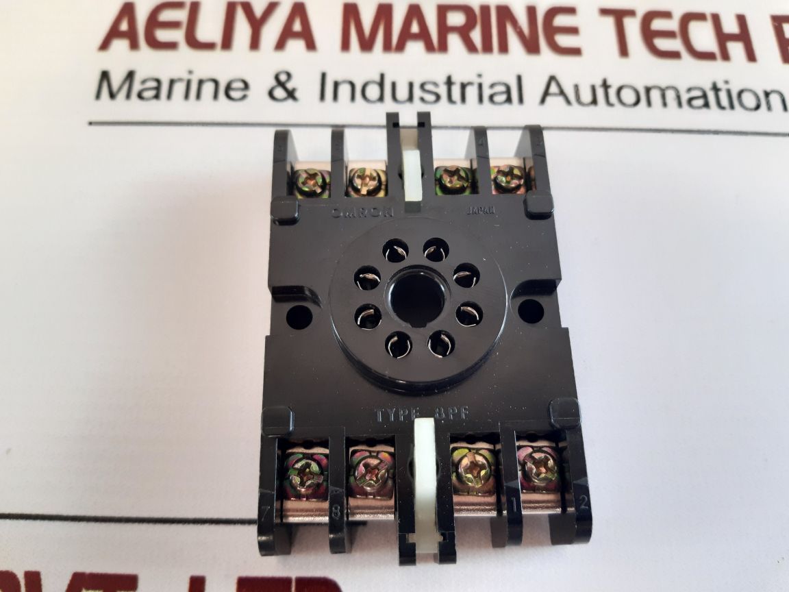 Set Of 7X Omron 8Pf Relay Base