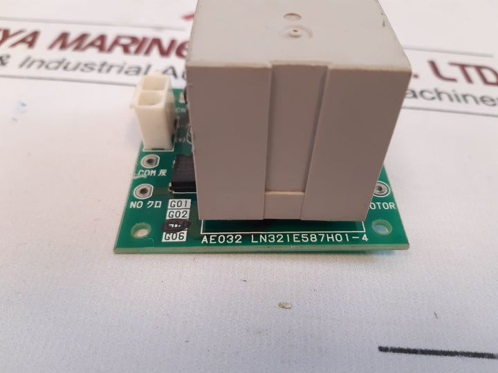 Omron Ae032, Ln321E587H01-4 Pcb Card With G7L-2A-p
