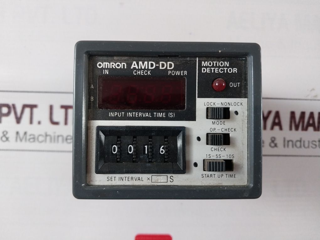 Omron Amd-ddl1 Motion Detector 0.001~9.999