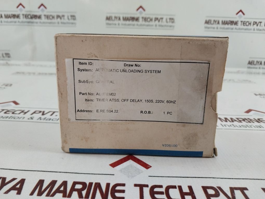 Omron Atss Off Delay Timer 150 Sec