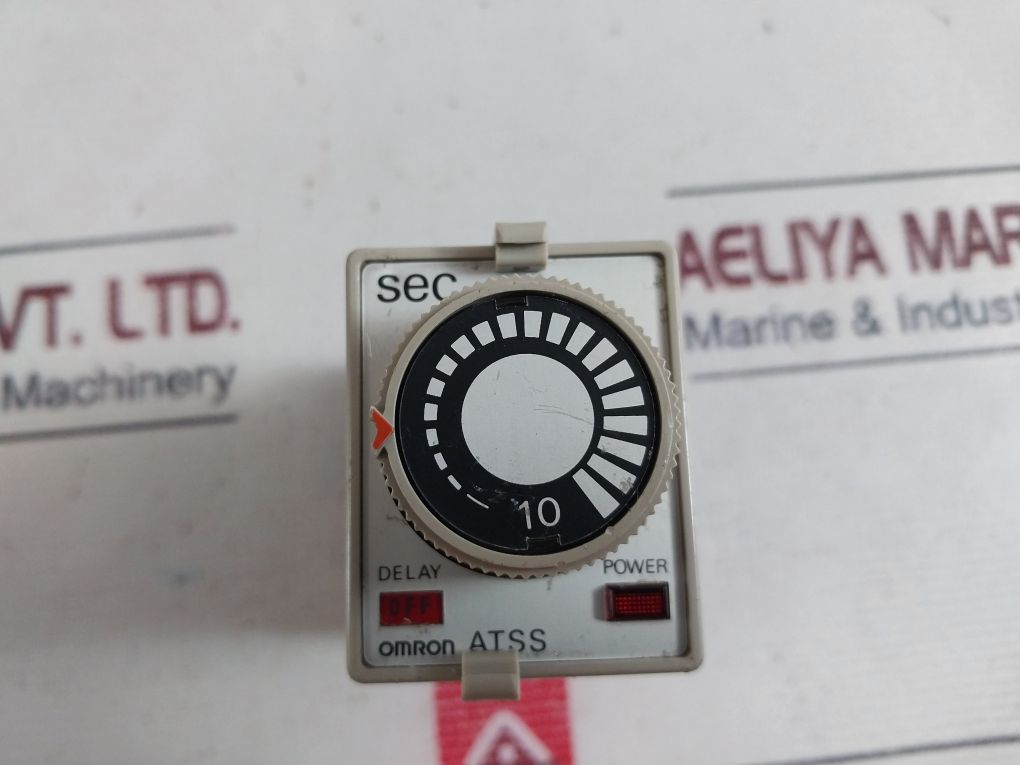 Omron Atss Off Delay Timer With Base 10Sec 220Vac 50/60Hz