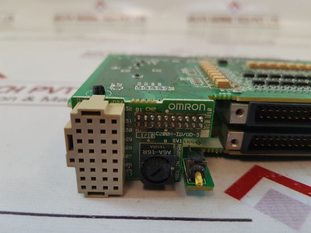 Omron C200H-0D219-1 Pcb Card C200H-0D219-2