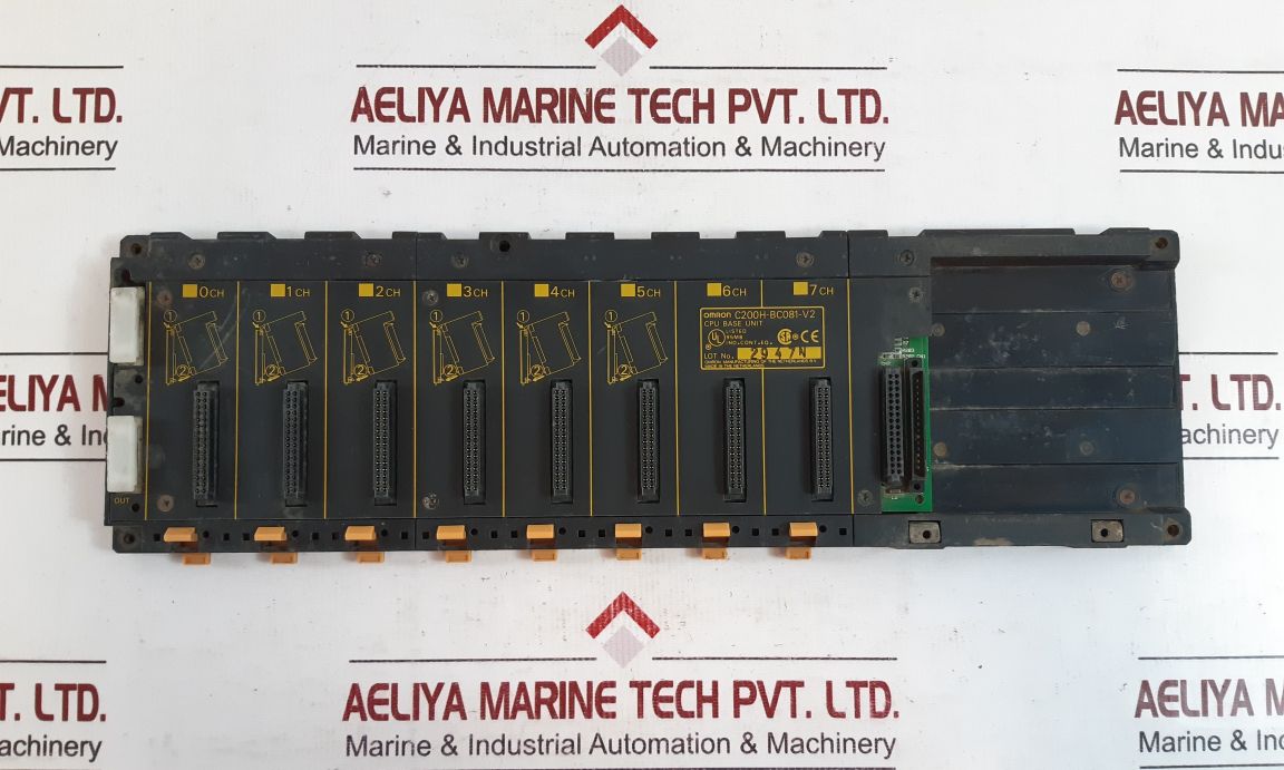 Omron C200H-bc081-v2 Cpu Base Unit
