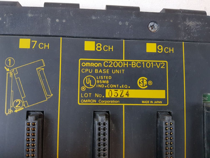 Omron c200h-bc101-v2 cpu base unit