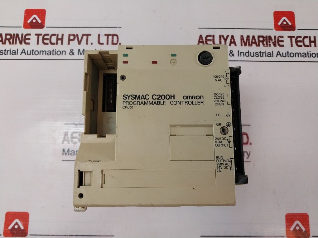 Omron C200H-cpu01 Sysmac C200H Programmable Controller 24V Dc 0.3A