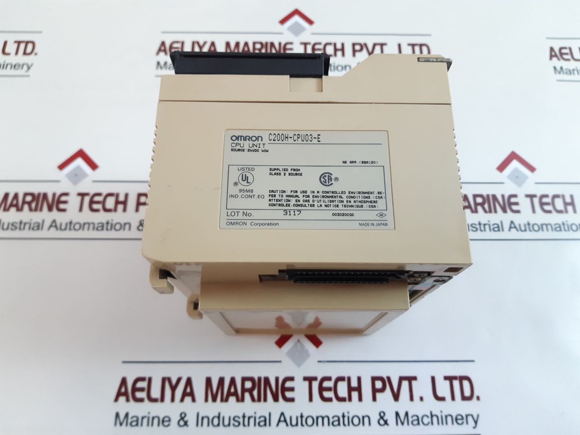 Omron c200h-cpu03-e programmable controller