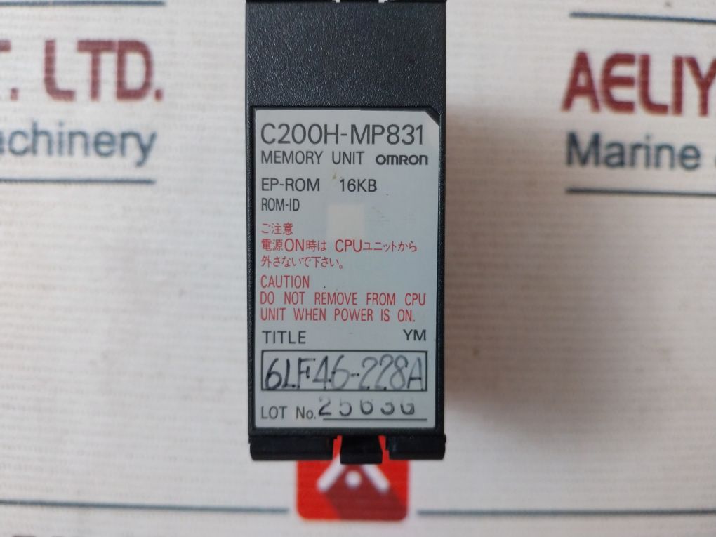 Omron C200H-mp831 Memory Unit 6Lf46-228A