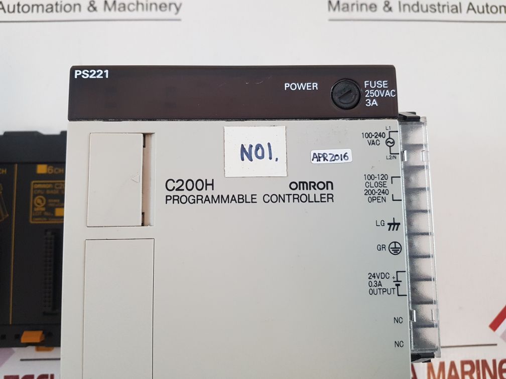 Omron Oc222,C200H-oc224,C200H-ps221, Module Rack With C200H-bc081-v2