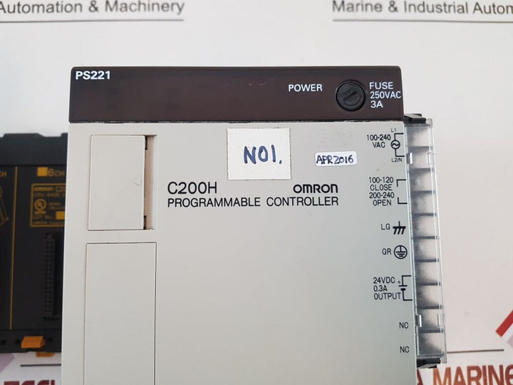 Omron Oc222,C200H-oc224,C200H-ps221, Module Rack With C200H-bc081-v2
