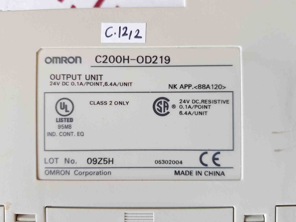 Omron C200H-od219 Output Unit Free Shipping By Express