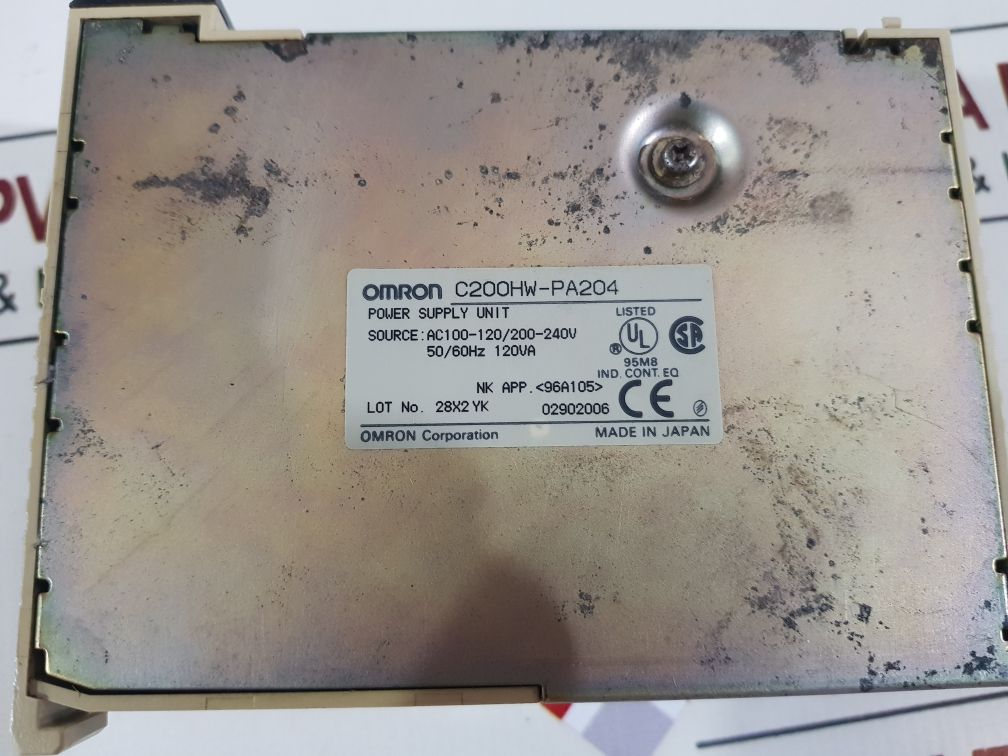 Omron C200Hw-pa204 Power Supply Unit Pa204