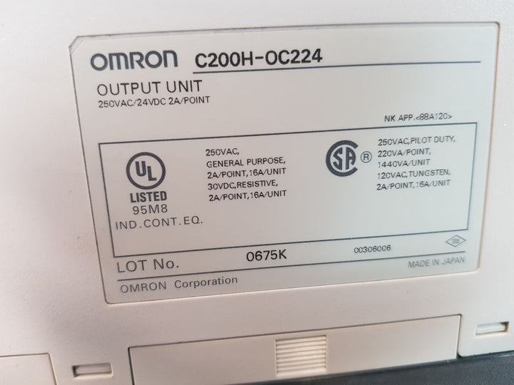 Omron Oc222,C200H-oc224,C200Hw-pa204 Module Rack
