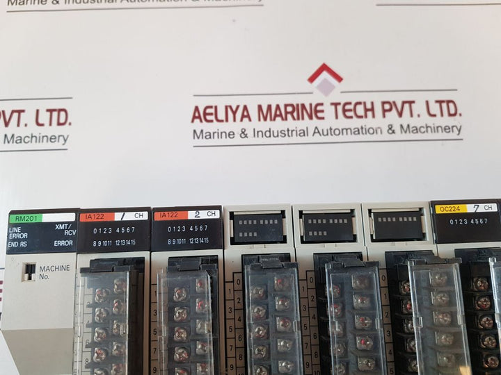 Omron Rm201,Ia122,Oc222,Oc224,Cpu32,C200Hw-pa204R Module Rack