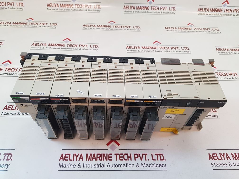 Omron Rm201,Ia122,Oc222,Oc224,Cpu32,C200Hw-pa204R Module Rack