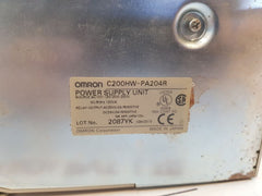 Omron Rm201,Ia122,Oc222,Oc224,Cpu32,C200Hw-pa204R Module Rack