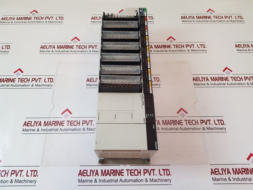 Omron Rm201, Ia 122, Oc222, Oc224,Cpu32, Pa204R Module Rack

