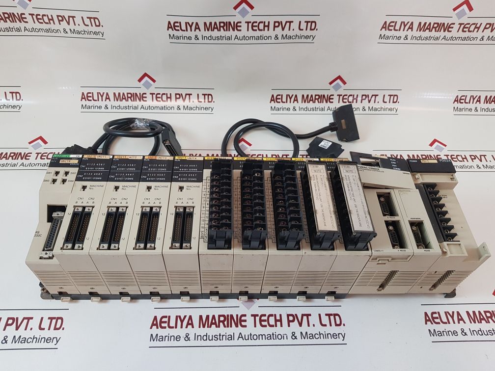 Omron Lk201-v1,Id215,Od215,Oc225,Cpu44-z,Pd024 Module Rack