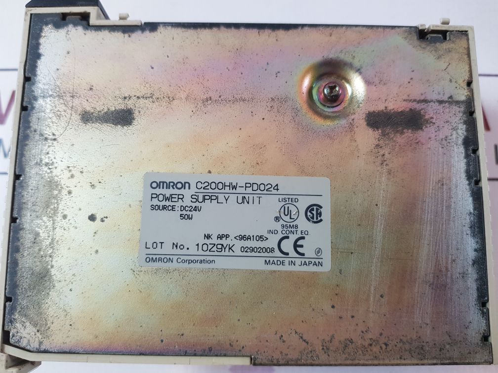 Omron Lk201-v1,Id215,Od215,Oc225,Cpu44-z,Pd024 Module Rack