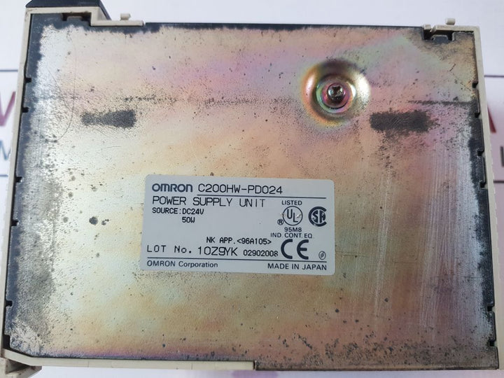 Omron Lk201-v1,Id215,Od215,Oc225,Cpu44-z,Pd024 Module Rack