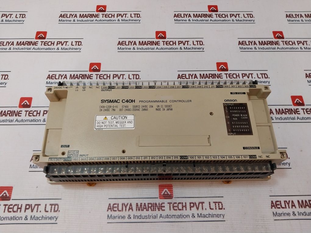 Omron C40H-c2Dr-d-v1 Programmable Controller 24Vdc
